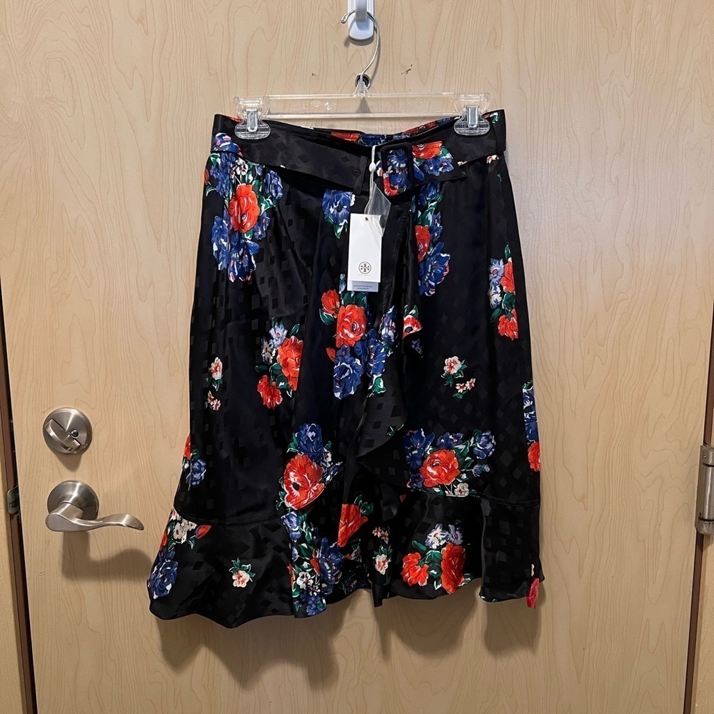 NWT Tory Burch floral silk skirt
